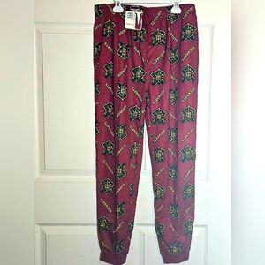 Harry Potter Men's‎ Sleep Joggers Pajama Pants Small 28-30 Hogwarts New Lounge